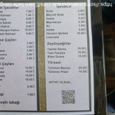 Ecem Kafe, Çengelköy  Menü Fotoğrafı Orta