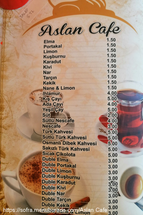 Aslan Cafe, Menemen Menü Fotoğrafı
