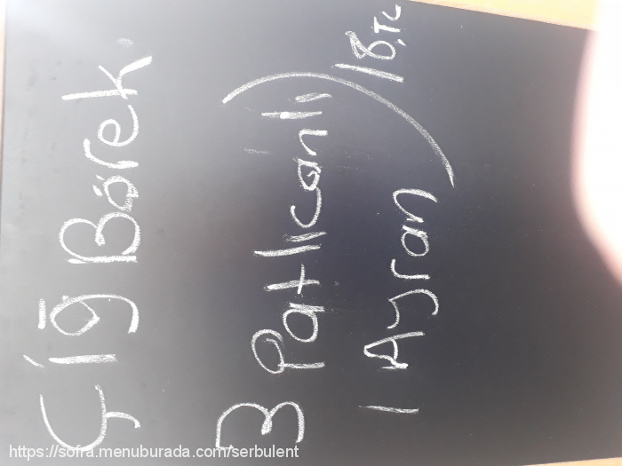 Evin Ana Açma Börek Salonu, Balçova Menü Fotoğrafı
