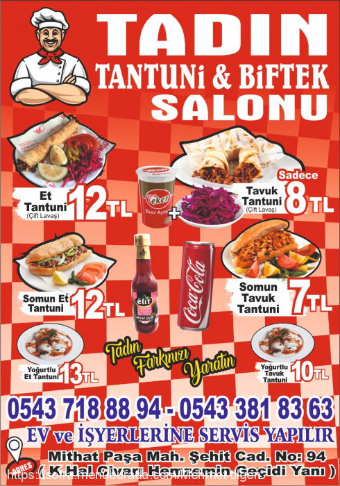 Hüseyin Usta Kebap & Paça Salonu, Tarsus Merkez Menü Fotoğrafı