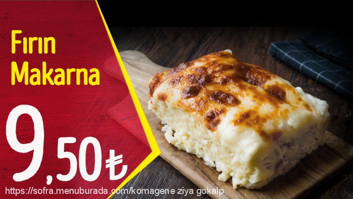 Komagene, Ziyagökalp Menü Fotoğrafı