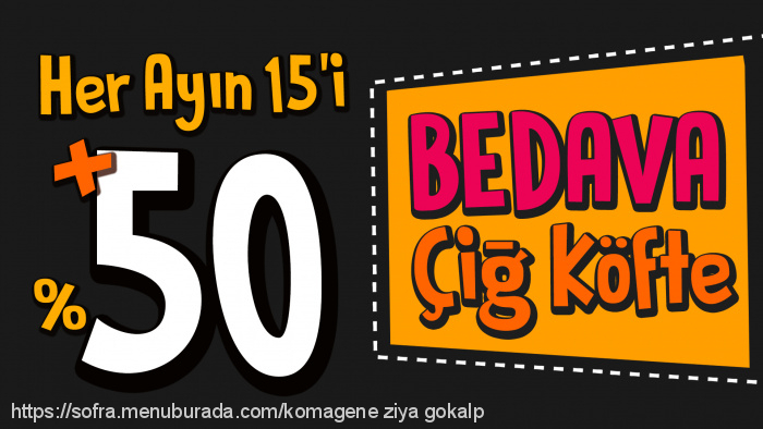 Komagene, Ziyagökalp Menü Fotoğrafı