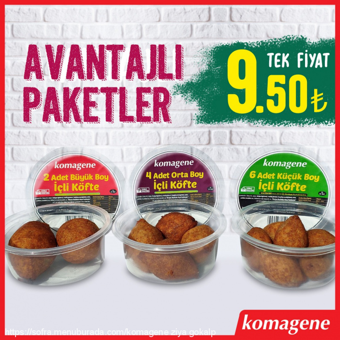 Komagene, Ziyagökalp Menü Fotoğrafı