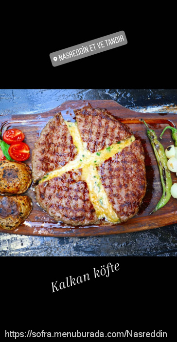 Nasreddin Restaurant, Öğretmen Evleri Menü Fotoğrafı