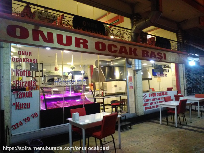 Onur Ocakbaşı, Ünye Menü Fotoğrafı