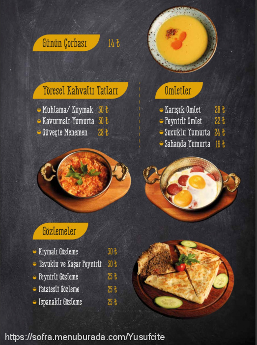 Otağtepe Cafe Restaurant, Kavacık Menü Fotoğrafı