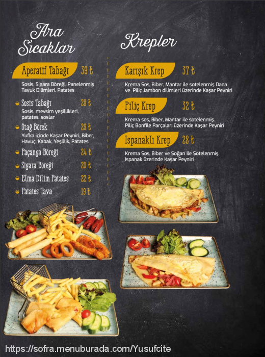 Otağtepe Cafe Restaurant, Kavacık Menü Fotoğrafı