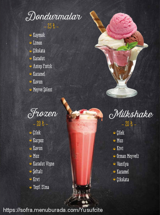 Otağtepe Cafe Restaurant, Kavacık Menü Fotoğrafı