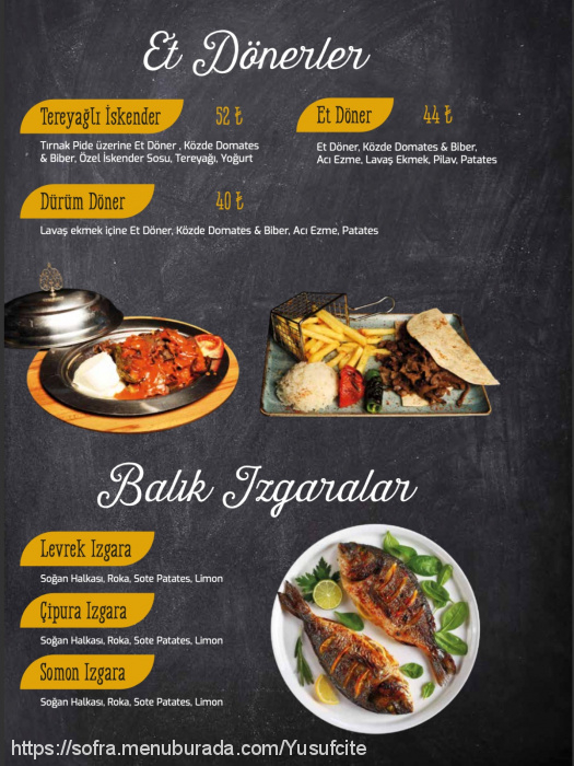 Otağtepe Cafe Restaurant, Kavacık Menü Fotoğrafı