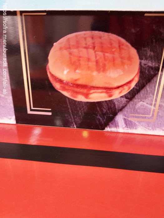 Taxim Burger, İstiklal Menü Fotoğrafı
