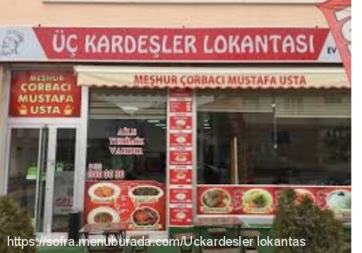 Üç Kardeşler Lokantası, Çamlıca Menü Fotoğrafı