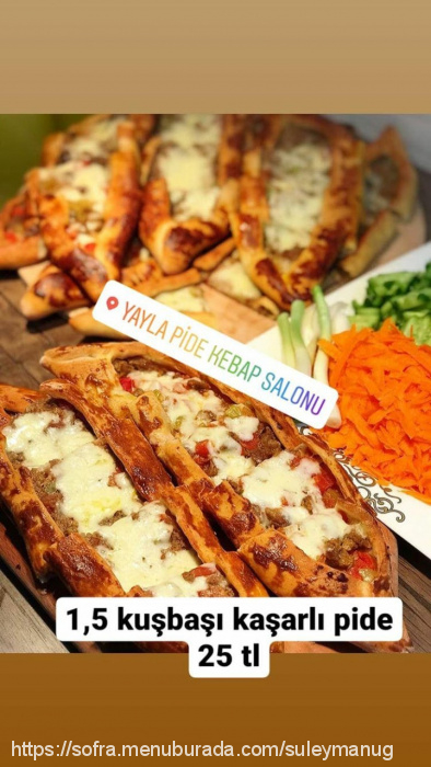 Yayla Pide Kebap, Konak Menü Fotoğrafı