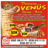 Dönercim Fast Food, Aksaray  Menü Fotoğrafı Orta