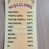 Tatlisöz Köftecisi, Arifiye  Menü Fotoğrafı Orta