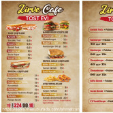 Zirve Cafe & Tost Evi, Küçükköy  Menü Fotoğrafı Orta