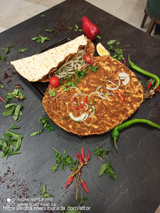 Attor Diyarbakır Lahmacun, Kayapınar Menü Fotoğrafı