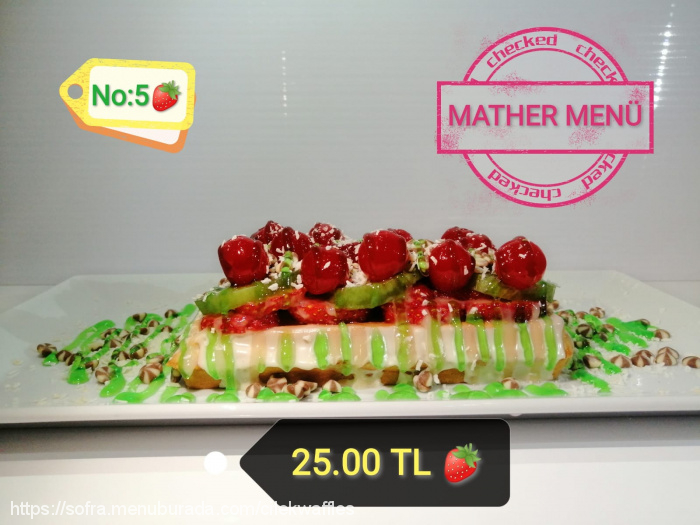Facefood Wafle Cafe, Altıntop Menü Fotoğrafı