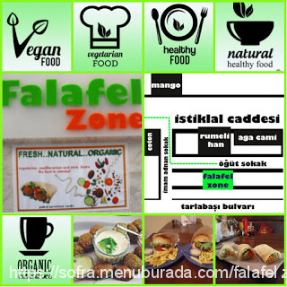 Falafel Zone, Taksim Menü Fotoğrafı