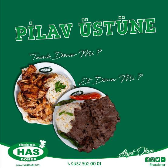 Has Döner Ve Restaurant, Taşpazar Menü Fotoğrafı