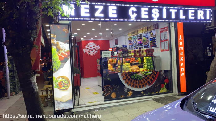 Komagene, Peker Menü Fotoğrafı