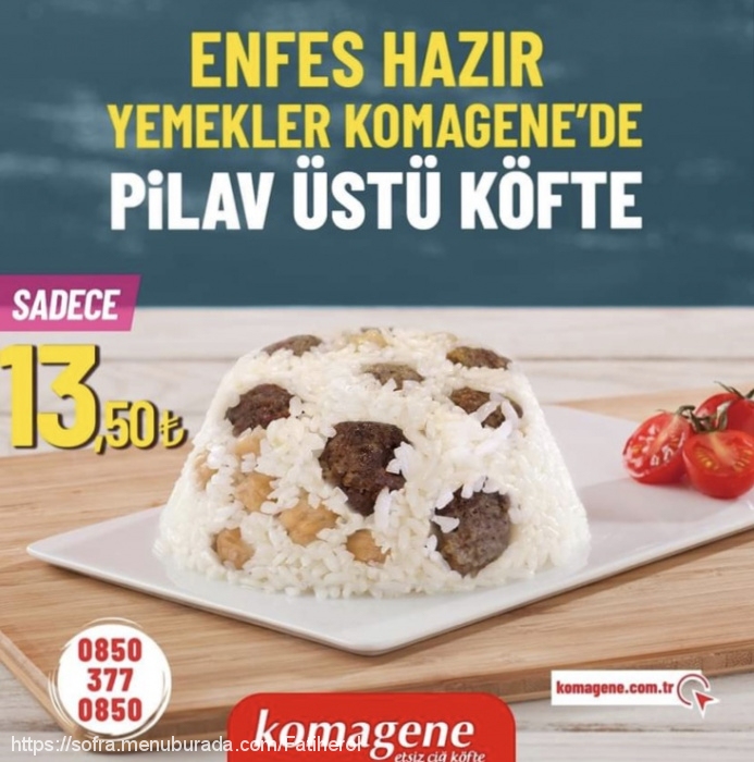 Komagene, Peker Menü Fotoğrafı