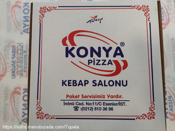 Konya Pizza Ve Kebap Salonu, Esenler Menü Fotoğrafı