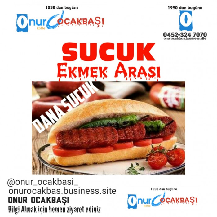 Onur Ocakbaşı, Ünye Menü Fotoğrafı