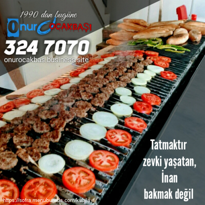 Onur Ocakbaşı, Ünye Menü Fotoğrafı
