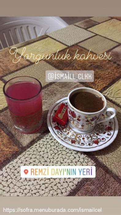 Remzi Dayının Yeri, Orhaniye Menü Fotoğrafı