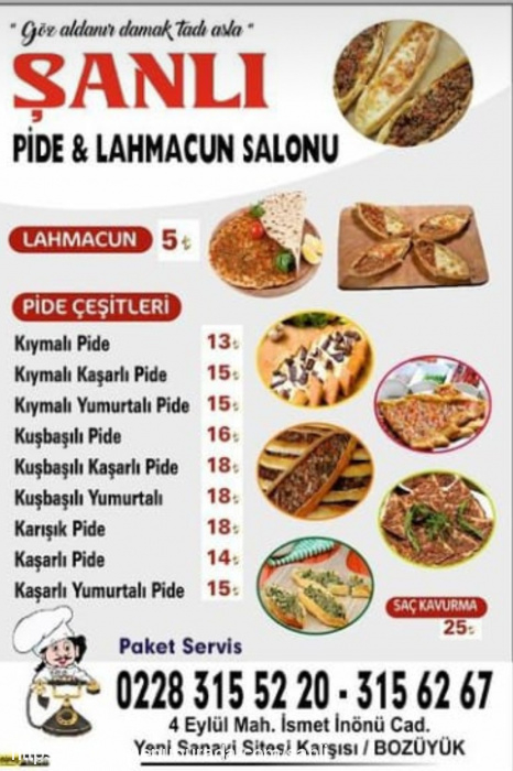 Şanlı Pide Kebap Salonu, 4 Eylül Menü Fotoğrafı