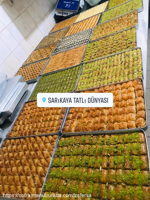 Sarıkaya Tatlı Dünyasi, Polatlı Merkez Menü Fotoğrafı