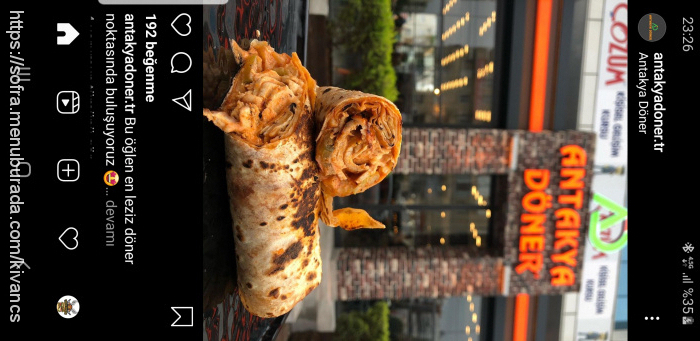 Texas Tantuni Döner, Pozcu Menü Fotoğrafı