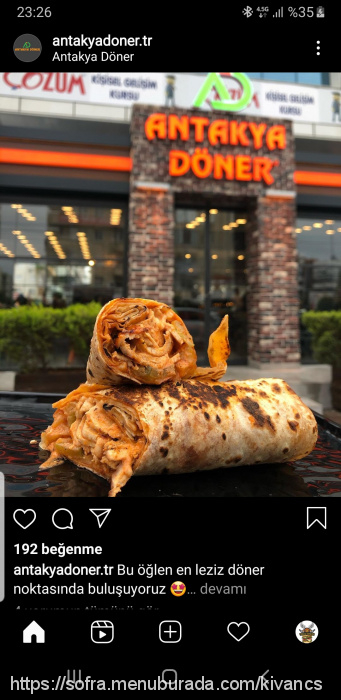 Texas Tantuni Döner, Pozcu Menü Fotoğrafı