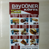 Bay Döner, Boğaziçi  Menü Fotoğrafı Orta