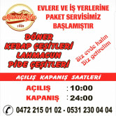 Musuloğlu Lahmacun Pide & Izgara Salonu, Yavuz  Menü Fotoğrafı Orta