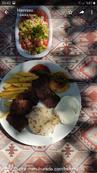 Çamlık Gözleme Evi, Pamuk Menü Fotoğrafı