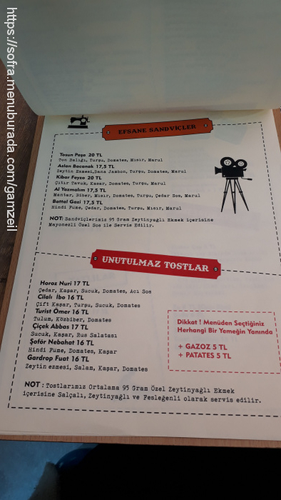 Guguklu Cafe, Alsancak Menü Fotoğrafı