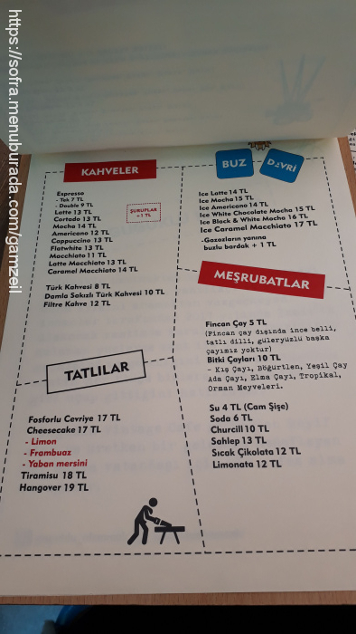 Guguklu Cafe, Alsancak Menü Fotoğrafı