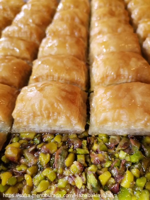Hazel Baklavaları, Fethiye Menü Fotoğrafı