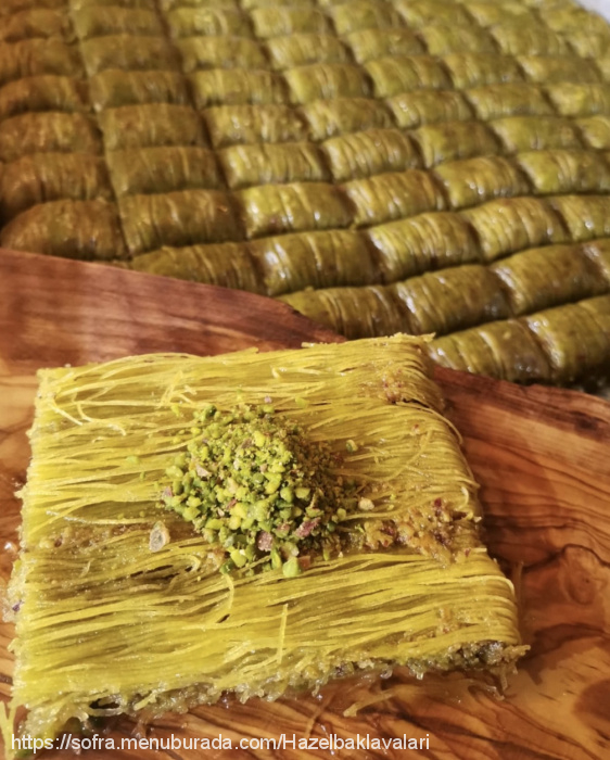 Hazel Baklavaları, Fethiye Menü Fotoğrafı