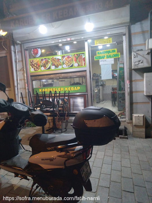 Kardeşler Kebap Dürüm Evi, Fatih Menü Fotoğrafı