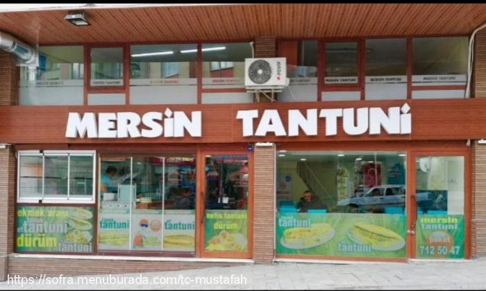 Mersin Tantuni, Demirci Menü Fotoğrafı