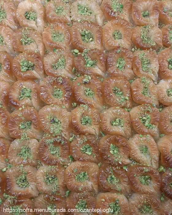 Öz Anteplioğlu Pastanesi, Andırın Menü Fotoğrafı