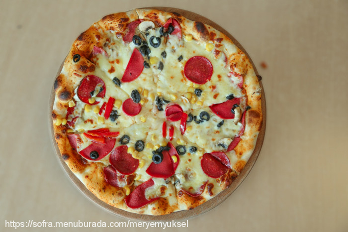 Pizza, 2000 Evler Menü Fotoğrafı
