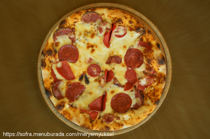 Pizza, 2000 Evler Menü Fotoğrafı