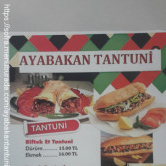 Ayabakan Tantuni, Kızılay  Menü Fotoğrafı Orta