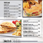 Cadde Gurme Cafe & Bistro, Demetevler  Menü Fotoğrafı Orta