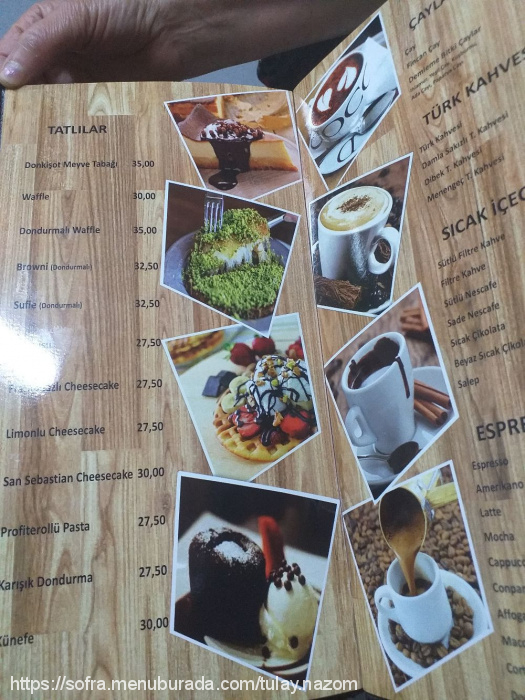 Cafe Don Kişot, Kartal Sahil Menü Fotoğrafı