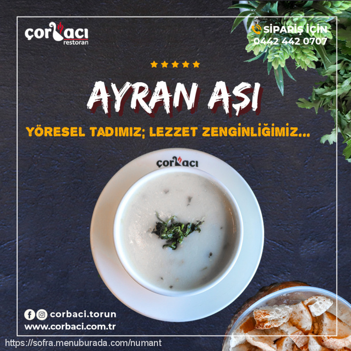 Çorbacı Restoran, Palandöken Menü Fotoğrafı