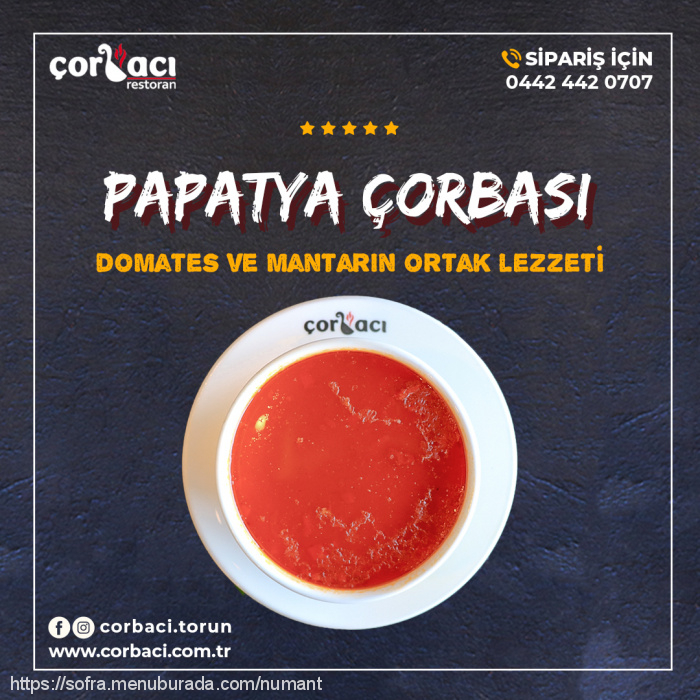 Çorbacı Restoran, Palandöken Menü Fotoğrafı